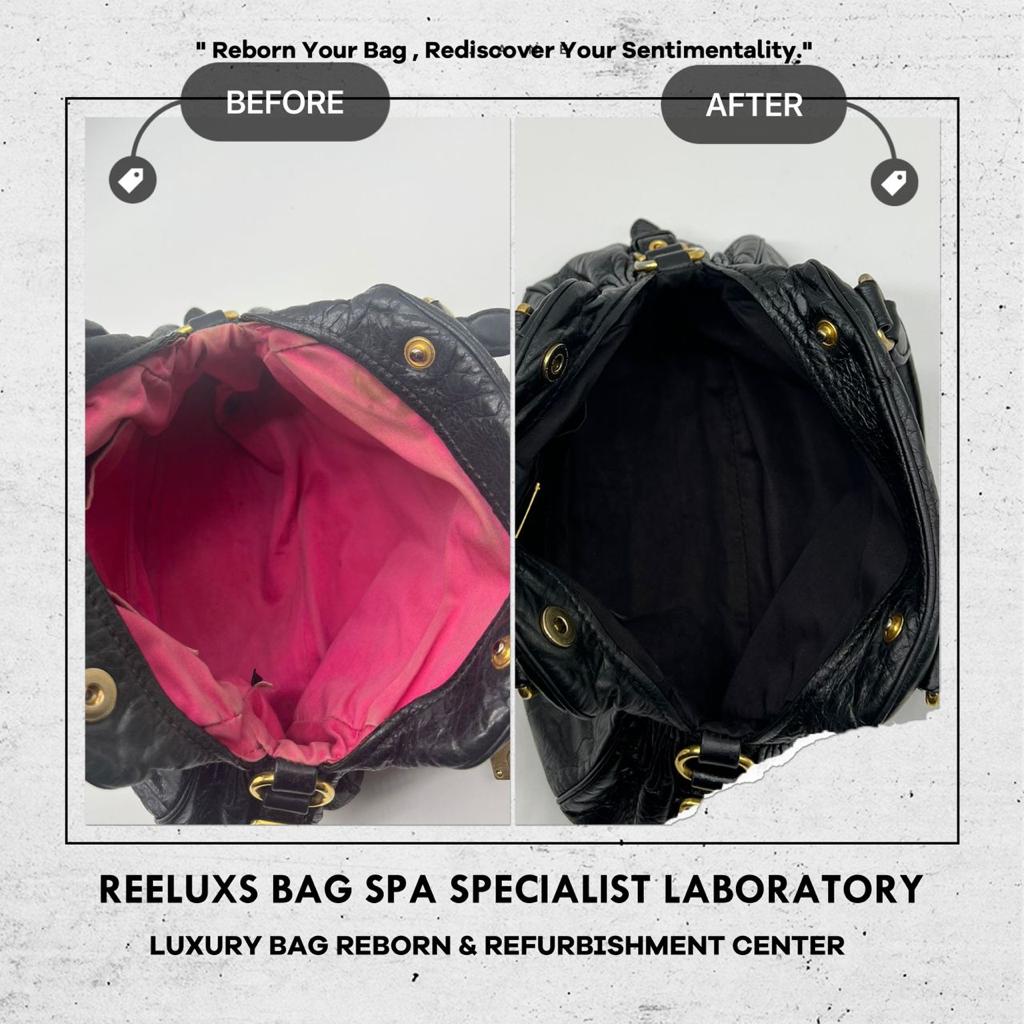 Expert MIU MIU Tote Two Way Bag Refurbishment Services Reeluxs Bag